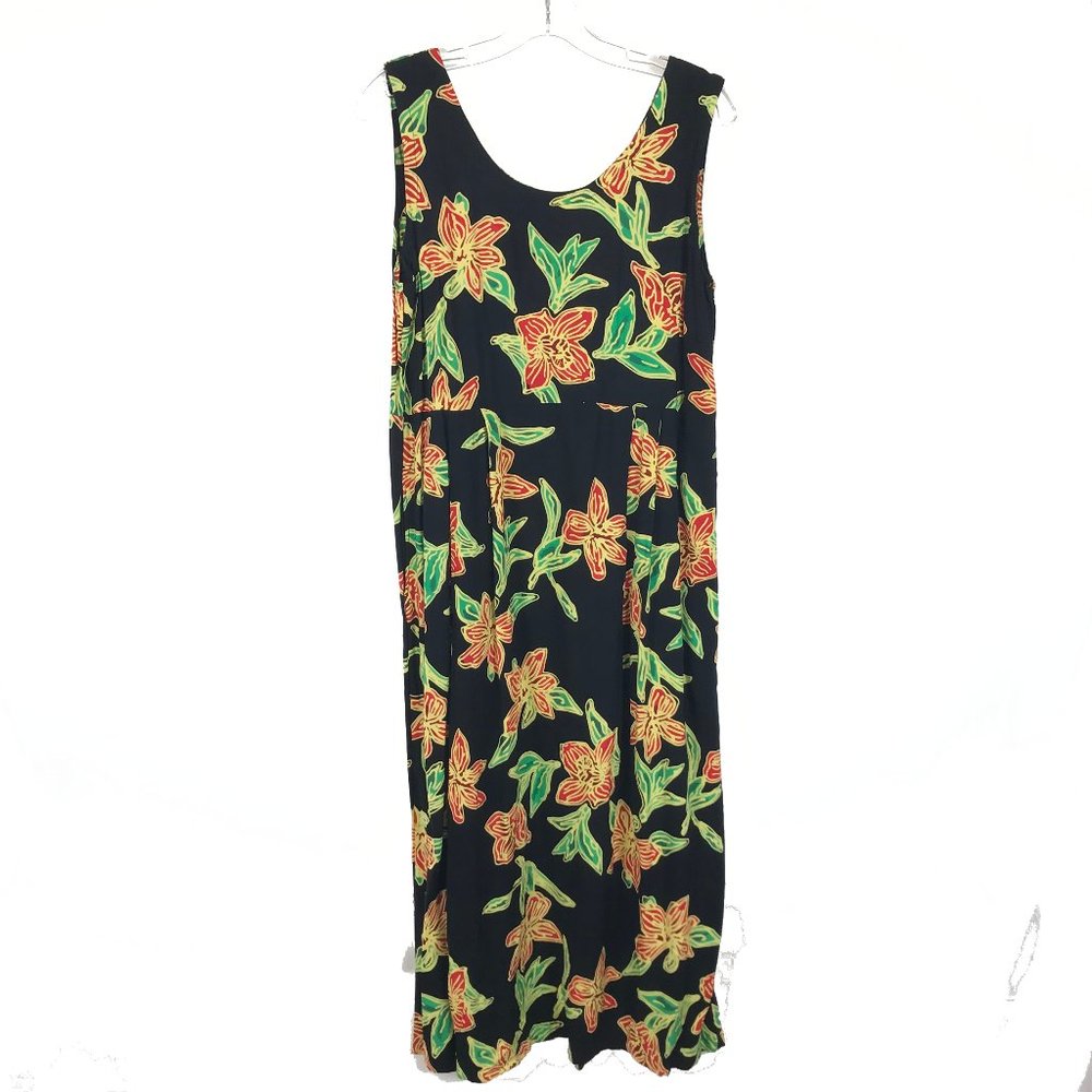 Size Medium Thin Air Tropical Floral Maxi Dress